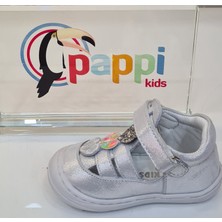 Pappikids K003  Günlük Deri Kız Çocuk Ilk Adım Sandalet Ayakkabı