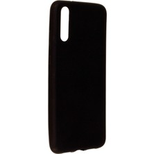 Nevarium Huawei P20 Kılıf Yumuşak Dokulu Silikon Siyah