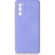 Smody Samsung Galaxy S20 Fe Kılıf Ultra Elastik Silikon Rubber Premier Lila