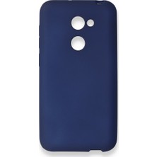 Nevarium Vodafone Smart N8 Kılıf Yumuşak Dokulu Silikon Lacivert