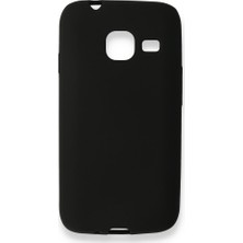 Nevarium Samsung Galaxy J1 Mini Kılıf Yumuşak Dokulu Silikon Siyah