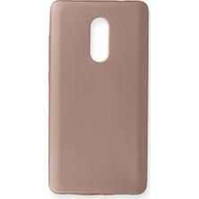 Nevarium Xiaomi Redmi Note 4x Kılıf Yumuşak Dokulu Silikon Rose Gold