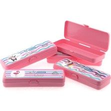 Mikro M-70 Plastik Kalem Kutusu Pastel Pembe