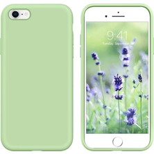 Apple iPhone 6s Plus Kılıf Liquid Lansman Silikon Fıstık Yeşili