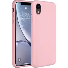 Apple iPhone x Kılıf Liquid Lansman Silikon Pembe