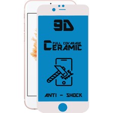 Case World Apple iPhone 6 Tam Kaplayan Seramik Nano Esnek Ekran Koruyucu Beyaz
