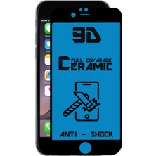 Case World Apple iPhone 6 Plus Tam Kaplayan Seramik Nano Esnek Ekran Koruyucu Siyah