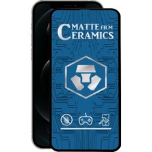 Case World Apple  iPhone 12 Pro Tam Kaplayan Mat Seramik Nano Esnek Ekran Koruyucu