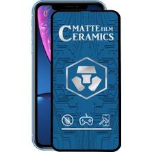 Case World Apple  iPhone Xr Tam Kaplayan Mat Seramik Nano Esnek Ekran Koruyucu