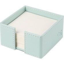2K Küp Bloknotluk Suni Deri Masaüstü 10X10X5 cm