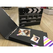 Hediye Filesi Klaket Tasarımlı Kendin Yap Fotoğraf Albümü Hediye Albümü