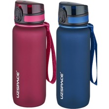 Uzspace Fiftyfifty Mor 650ML Yeni Koleksyion Tritan Su Matarası