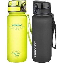 Uzspace Fiftyfifty Mor 650ML Yeni Koleksyion Tritan Su Matarası