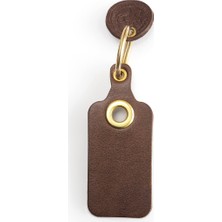 Ca-Leather Deri Klasik Stil Anahtarlık No:3 Kahverengi