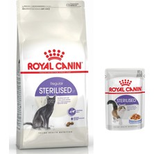 Royal Canin Sterilised 37 Kısır Kedi Kuru Maması 2 kg + 1 Adet Sterilised Kısır Kedi Yaş Maması 85 gr