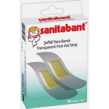 Sanitabant Şeffaf Yara Bandı 20 Adet