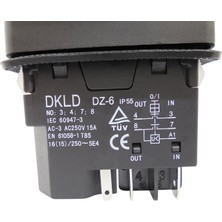 Nesta Dkld Dz-6 Gönye Kesme Şalteri 5 Pin 250 Volt Şalter Switch