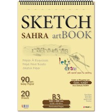 Folix Sketchbook Sahra B3 Spiralli Eskiz Defteri 34,5 x 49,5 cm