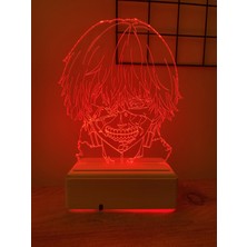 Modiwa Design Tokyo Ghoul Ken Kaneki 16 Renk Gece Lambası