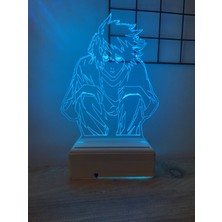 Modiwa Design Death Note L 16 Renk Gece Lambası