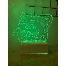 Modiwa Design Spirited Away - Chihiro & Haku 16 Renk Gece Lambası