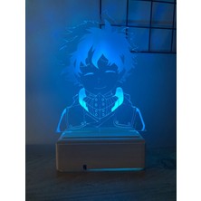 Modiwa Design Deku Izuku Midoriya  My Hero Academia 16 Renk Gece Lambası