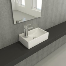 Bocchi Milano Dar Sol Lavabo 1418-001-0126 Parlak Beyaz