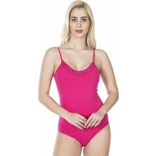 Derya Kurşun Dantelli Çıtçıtlı Kadın Body 311
