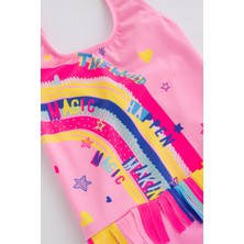Penti Açık Pembe Kız Çocuk Crazy Rainbow Mayo