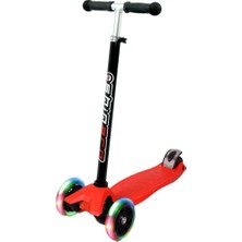 Shinaro Can Oyuncak Shinaro MAXI Twister 3 Led Işıklı 3 Tekerli Yükseklik Ayarlı Scooter - KIRMIZI