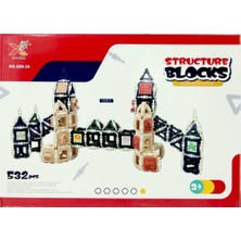 Başel Structure Blocks 3D Puzzle Yapı ve Tasarım Blokları 532 Parça