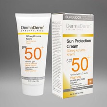 Dermaderm  Spf+ 50 Güneş Koruma Kremi  100 gr Sun Protection Cream 2 Adet