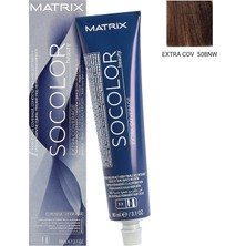 Matrix Socolor Beauty Saç Boyası Coverage Ekstra Kapatıcı Açık Kumral 508 Nw 90 ml