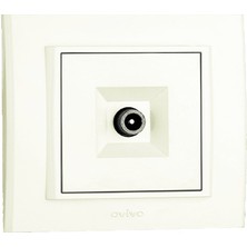 Ovivo Mina Beyaz Uydu F Konnektör Modül