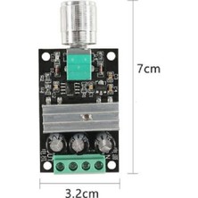 Emay Center  Dc 6V-28V 3A 80W Pwm Motor Hız Kontrol Ayarlanabilir Hız Regülatörü Devresi