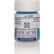 Talens Guaj Boya Tüp 16 ml Renk Seçenekleri 522 Turquoise Blue