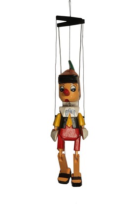 Hayalevi Consept Pinokyo El Yapımı 40 cm Ahşap Kukla