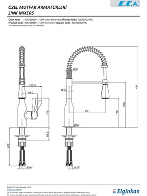 E.C.A Eca Flux Eviye Bataryası 406218019