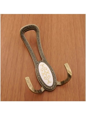 İstanbul e-Hırdavat Metal Portmanto Askılık Antik Sarı Yaldızlı Vestiyer Dolap