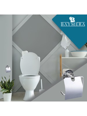 Baymera Yapışkanlı Kapaklı Wc Kağıtlık