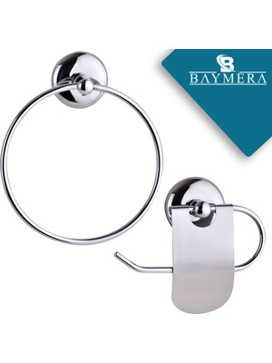 Baymera Yuvarlak Havluluk 2'li Set
