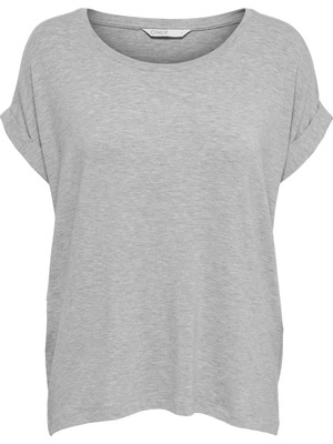Only Kadın Açık Gri T-Shirt