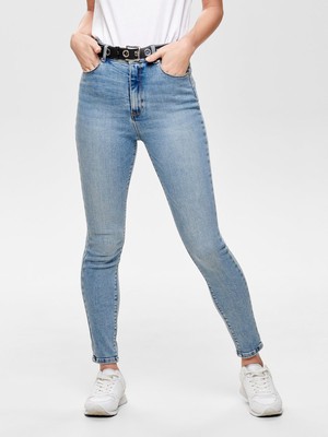 Only 15173010 Bayan Onlmıla Lıfe Hw Sk Ank BJ13502-1 Noos Jeans Stretch Denim Pantolon 20Y