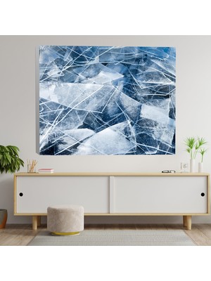 Deko Gonya Buz Parçası Temalı Dekoratif Kanvas Tablo