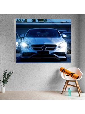 Deko Gonya Mercedes Amg Serisi Araba Temalı Dekoratif Kanvas Tablo
