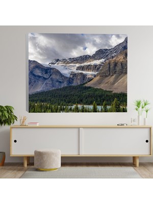 Deko Gonya Dağ Manzara Temalı Dekoratif Kanvas Tablo