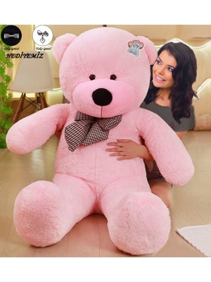 Özgüner Oyuncak 140 cm Papyonlu Büyük Ayıcık (%100 Yerli)