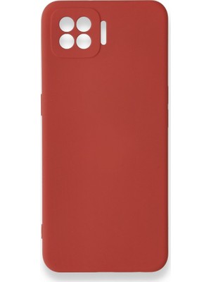 Nevarium Oppo A73 Kılıf Silikon Içi Kadife Nano - Kiremit