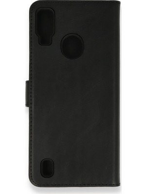 Nevarium Reeder P13 Blue Kılıf Kapaklı Cüzdan Standlı - Siyah