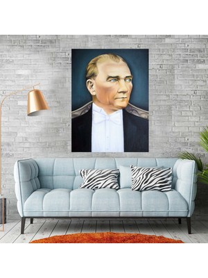 Deko Gonya Mustafa Kemal Atatürk Kanvas Tablo